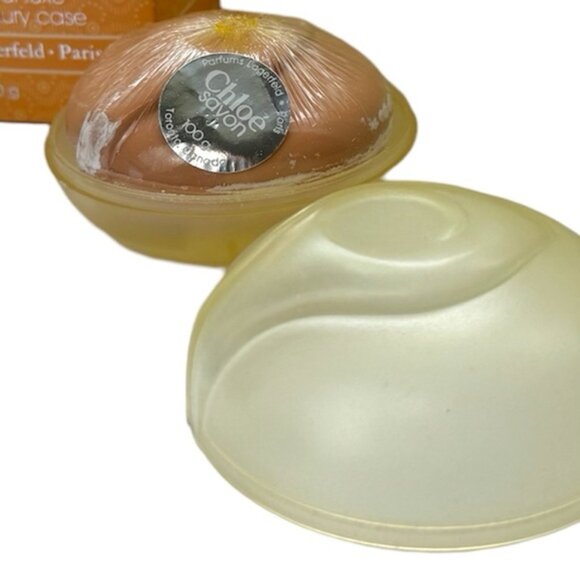 Chloe Vintage NEW 1980s Soap Luxury Case Soap Dish Sealed 3.5oz 100g Parfums - Picture 5 of 16